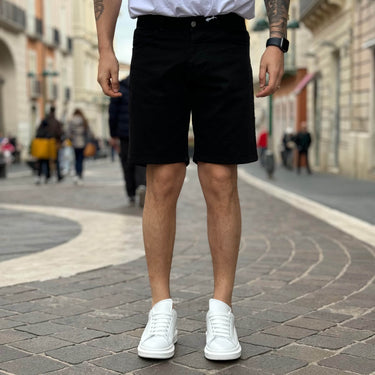 Bermuda jeans nero - FLAG STORE